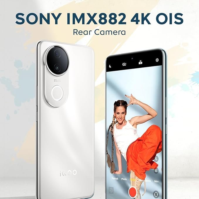 iQOO Z10R 5G (Moonstone, 8GB RAM, 256GB Storage) | 32MP 4K Selfie Camera | Quad-Curved AMOLED Display | Dimensity 7400 Processor with 750K+ AnTuTu - Image 2