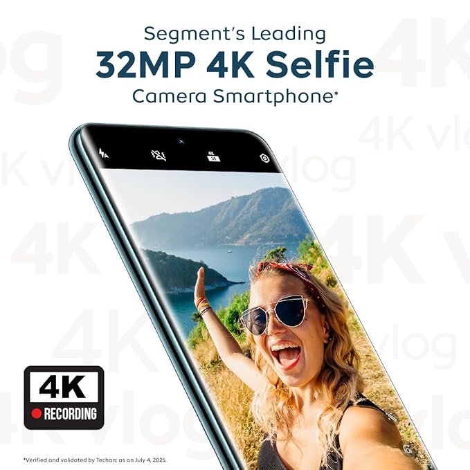 iQOO Z10R 5G (Moonstone, 8GB RAM, 256GB Storage) | 32MP 4K Selfie Camera | Quad-Curved AMOLED Display | Dimensity 7400 Processor with 750K+ AnTuTu - Image 3