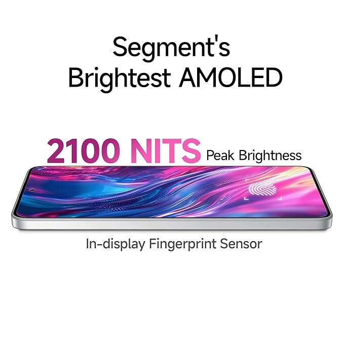 Redmi Note 14 5G (Mystique White, 6GB RAM 128GB Storage) | Global Debut MTK Dimensity 7025 Ultra | 2100 nits Segment Brightest 120Hz AMOLED | 50MP Sony LYT 600 OIS+EIS Triple Camera - Image 3
