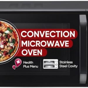 LG 21 L Convection Microwave Oven (MC2146BV, Black, Auto Cook Menu, Defrost, Stainless Steel Cavity, Heathplus menu, Indian Cuisine, Tandoor Se, Paneer/Curd, Steam Clean & Quartz Heater)